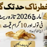 29 March Gold Prices in Pakistan Today – Latest Rate per Tola and 10 Gram