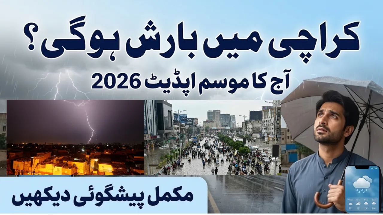 Karachi Weather Forecast Today 2026 Heavy Rain Prediction